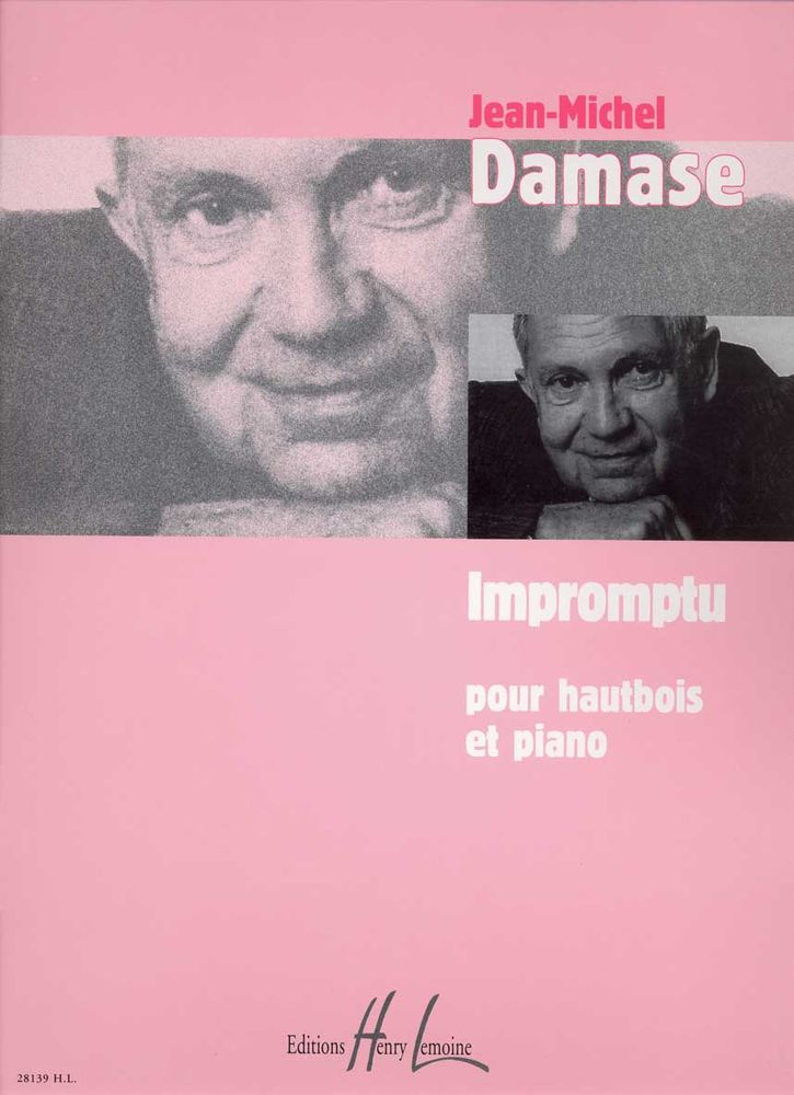 LEMOINE DAMASE JEAN-MICHEL - IMPROMPTU - HAUTBOIS, PIANO