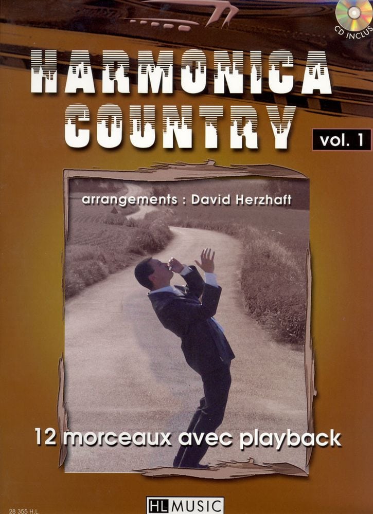 LEMOINE HERZHAFT DAVID - HARMONICA COUNTRY VOL.1 + CD