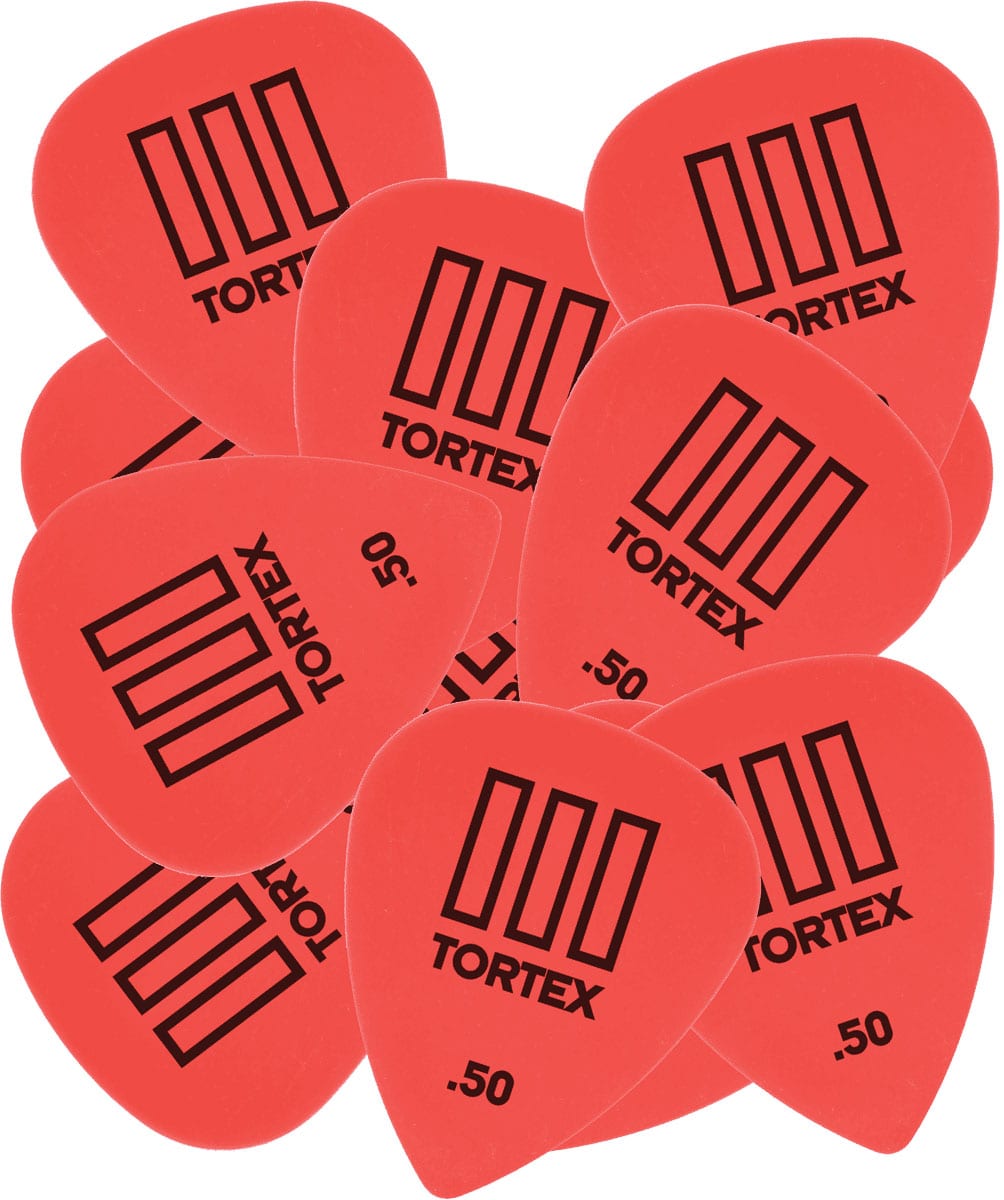 JIM DUNLOP ADU 462P50 - TORTEX T3 PLAYERS PACK - 0,50 MM (BY 12)