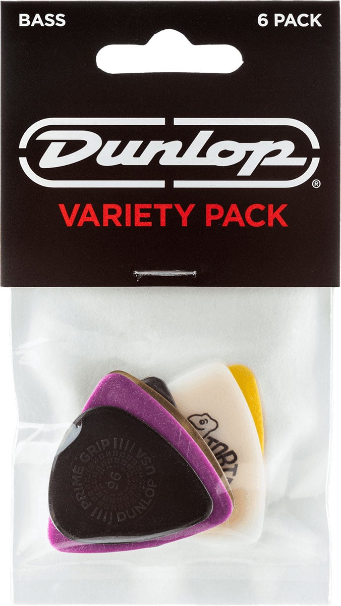 JIM DUNLOP VARIETY PACK BASS PLAYER'S 6 PACK