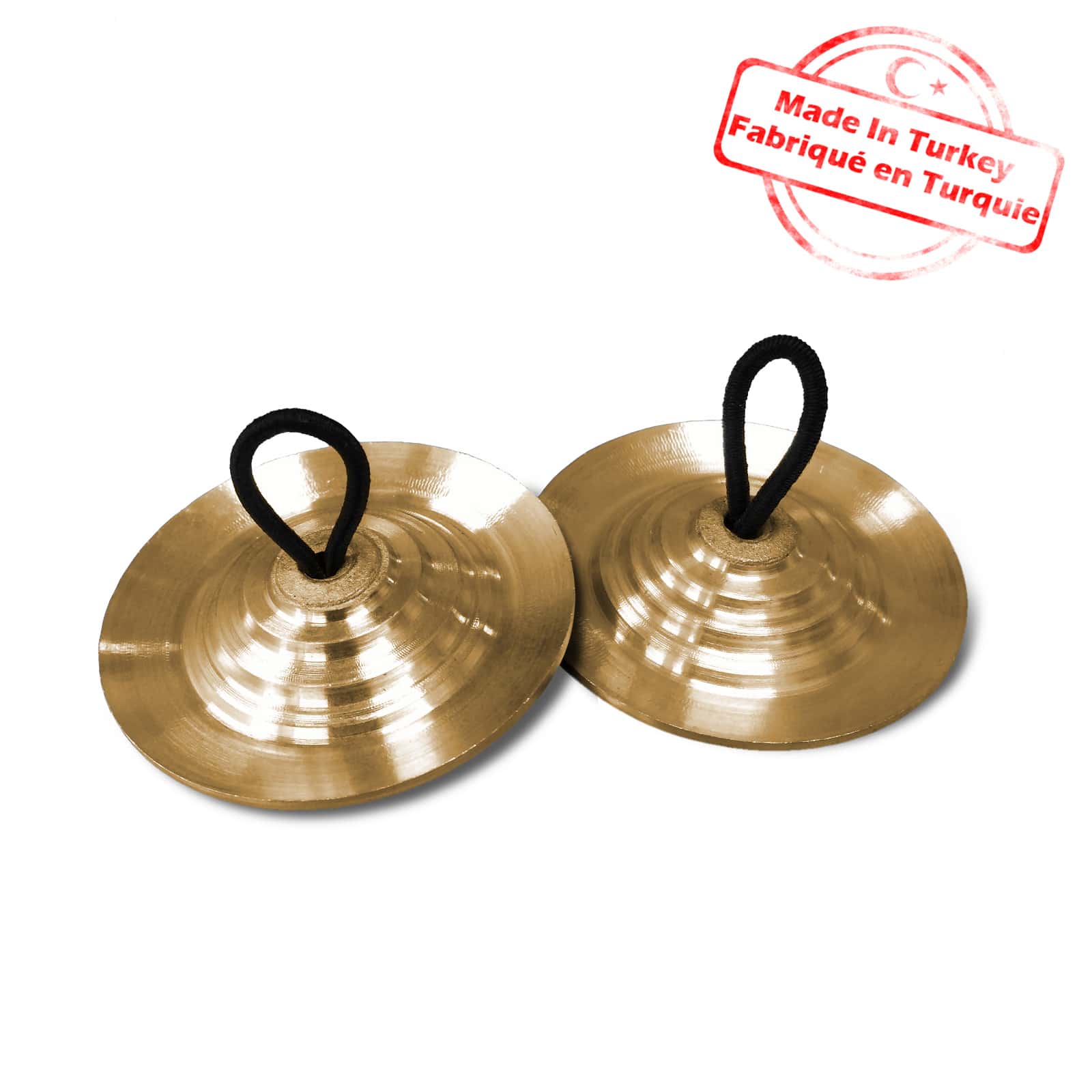 AGEAN TURKISH PROFESSIONAL FINGER CYMBALS BRONZE 58 MM