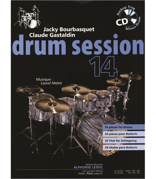 LEDUC BOURBASQUET/GASTALDIN/MELOT - DRUM SESSION VOL.14 + CD 