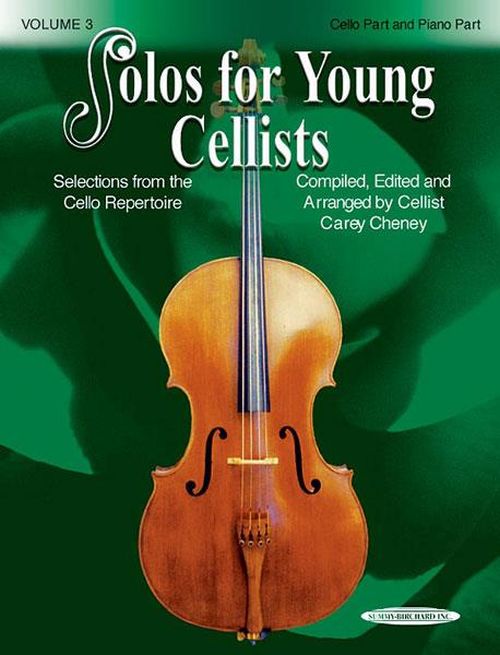 ALFRED PUBLISHING CHENEY CAREY - SOLOS FOR YOUNG CELLIST VOL.3 - VIOLONCELLE
