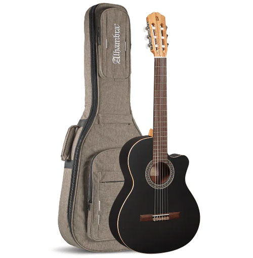 ALHAMBRA Student Black Satin Cw Ez + 9738 25mm Gigbag