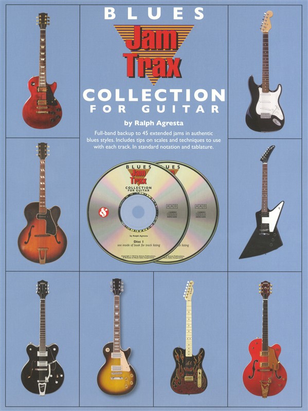 MUSIC SALES THE BLUES JAMTRAX COLLECTION FOR GUITAR + CD - GUITAR