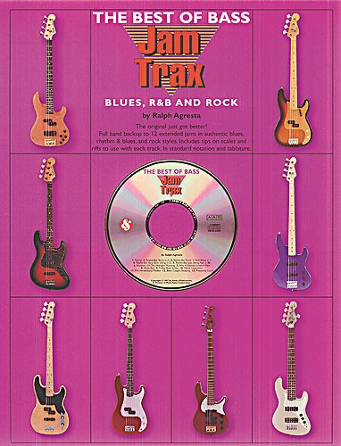 MUSIC SALES JAM TRAX THE BEST OF BASS BLUES, R&B AND ROCK + CD - BASS GUITAR
