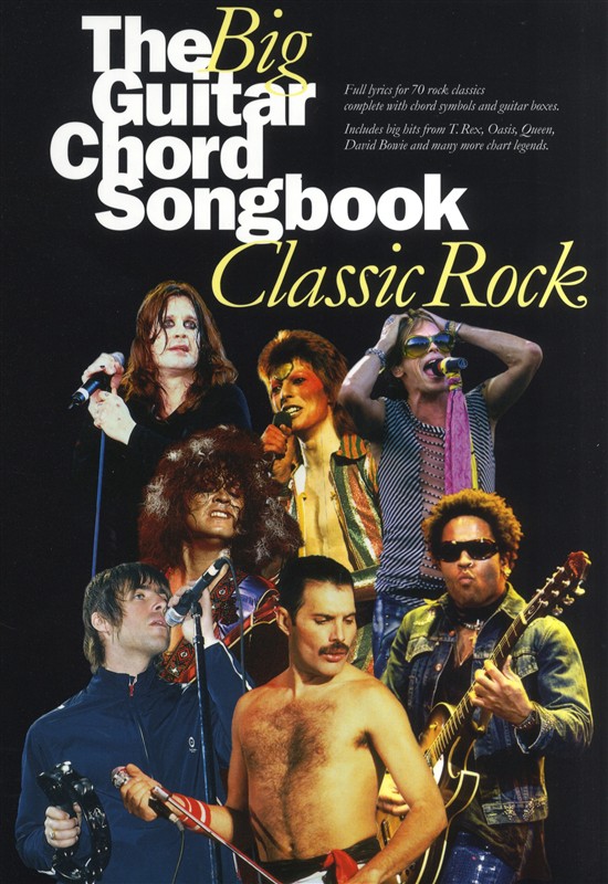 WISE PUBLICATIONS THE BIG GUITAR CHORD SONGBOOK - CLASSIC ROCK - LYRICS AND CHORDS