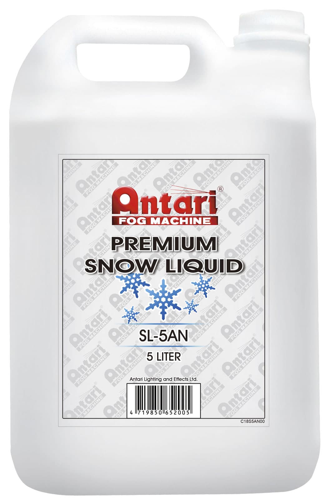 ANTARI FOG MACHINE ANTARI SNOW LIQUID SL-5AN 5L PREMIUM FINE