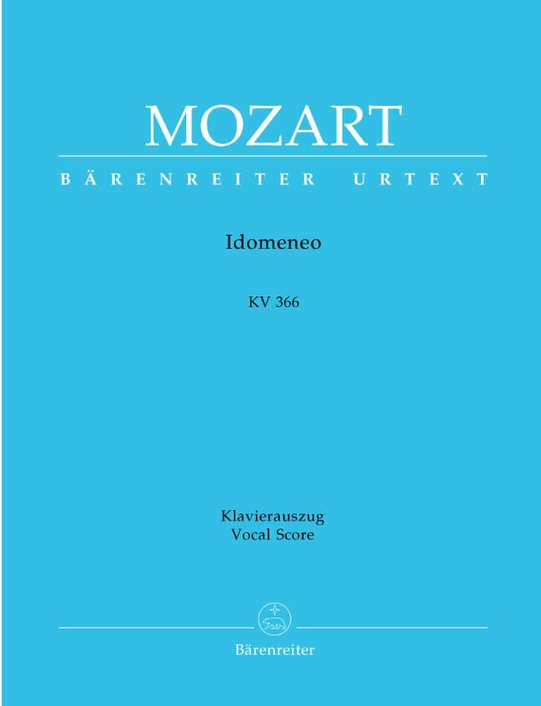 BARENREITER MOZART W.A. - IDOMENEO KV 366 - VOCAL SCORE