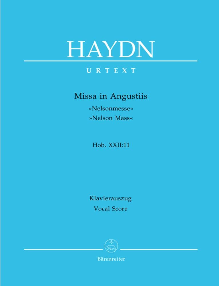 BARENREITER HAYDN J. - MISSA IN AUGUSTIIS NELSON MASS HOB.XXII:11 - VOCAL SCORE