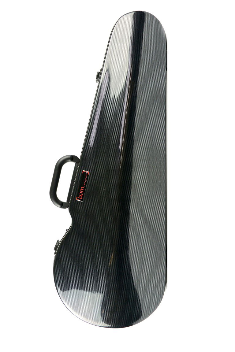 BAM HIGHTECH CONTOURED VIOLA CASE - BLACK CARBON LOOK