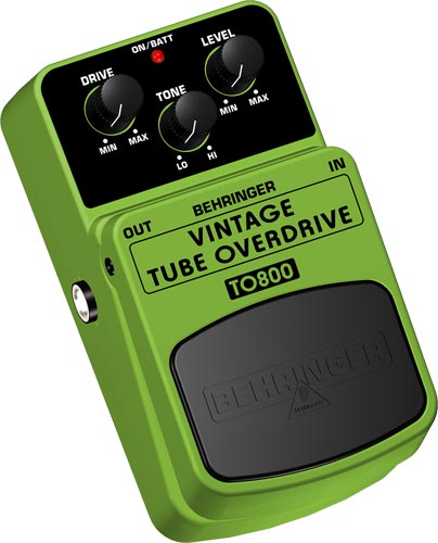 BEHRINGER VINTAGE TUBE OVERDRIVE TO800