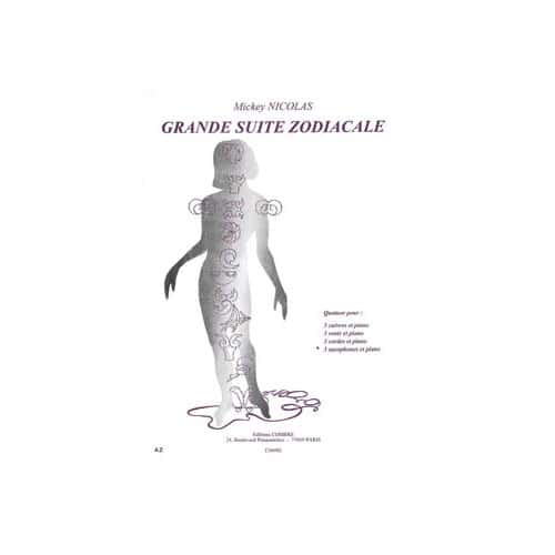 COMBRE NICOLAS MICKEY - GRANDE SUITE ZODIACALE - 3 SAXOPHONES ET PIANO