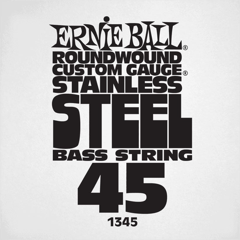ERNIE BALL .045 STAINLESS STEEL ELECTRIC BASS STRING SINGLE