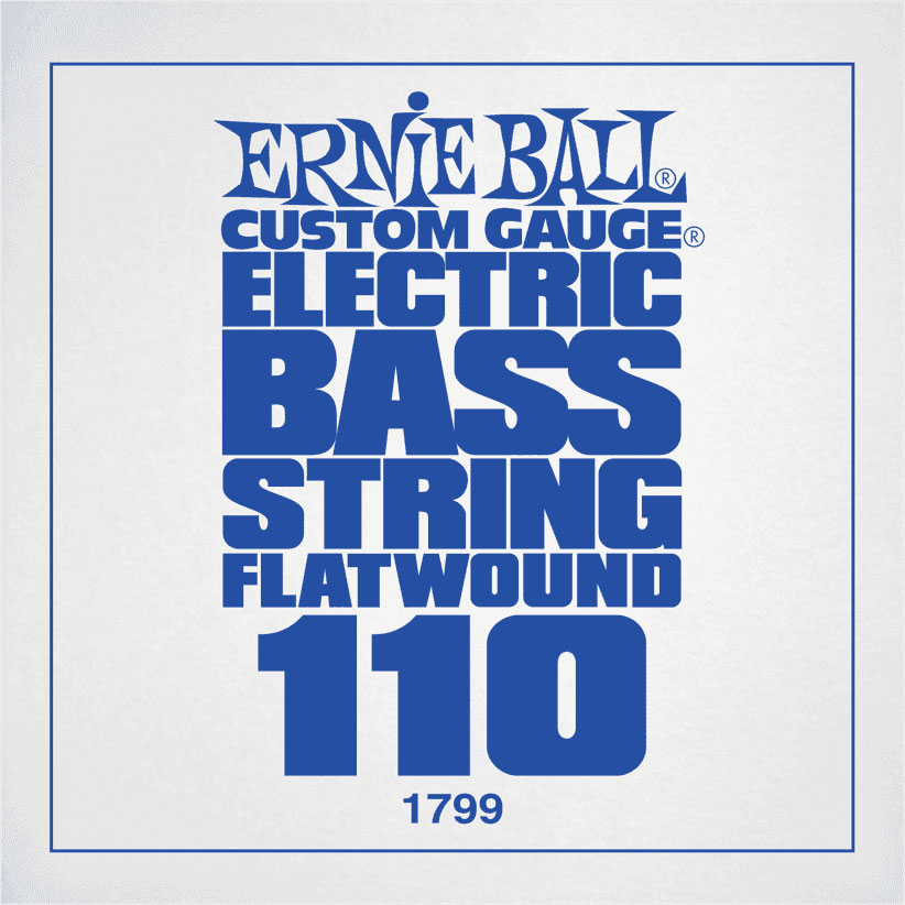 ERNIE BALL .110 FLATWOUND ELECTRIC BASS STRING SINGLE