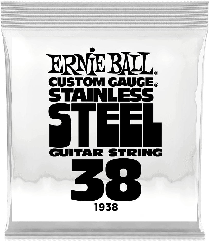 ERNIE BALL .038 STAINLESS STEEL WOUND ELECTRIC GUITAR STRINGS