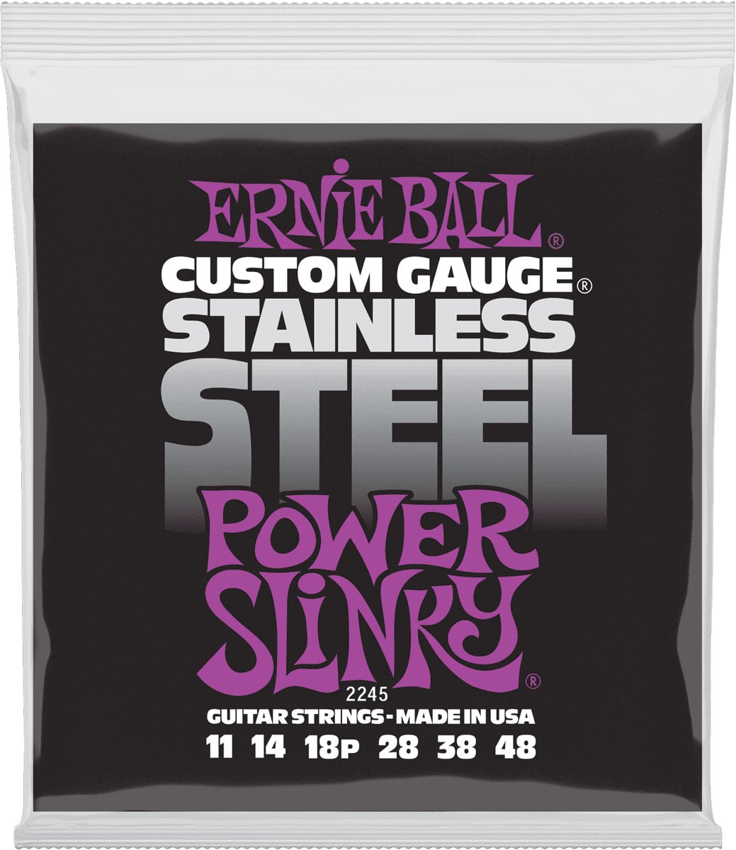 ERNIE BALL 2245 STAINLESS STEEL POWER SLINKY 11-48