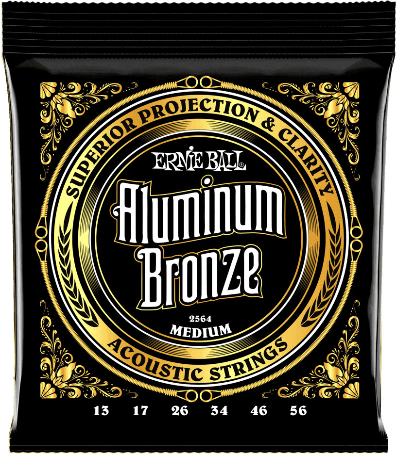 ERNIE BALL P02564 ALUMINUM BRONZE 13-56 MEDIUM