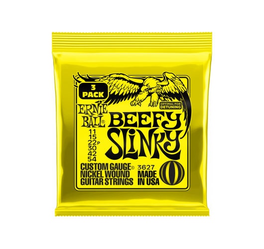 ERNIE BALL 3627 BEEFY SLINKY 11-54 PACK DE 3