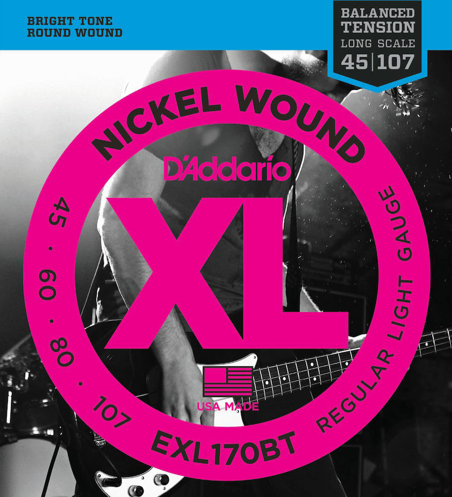 D'ADDARIO AND CO EXL170BT NICKEL WOUND LONG SCALE REGULAR LIGHT 45-107