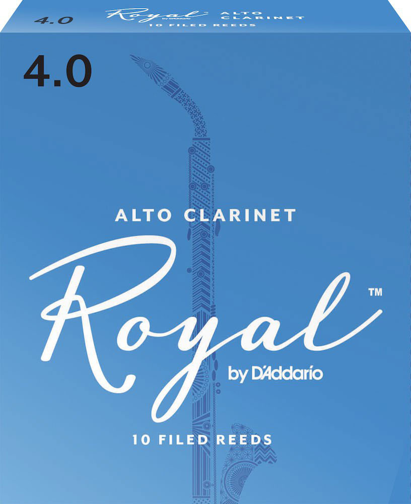 D'ADDARIO - RICO RDB1040 - RICO ROYAL ANCE CLARINETTO ALTO, FORCE 4.0, BOX OF 10