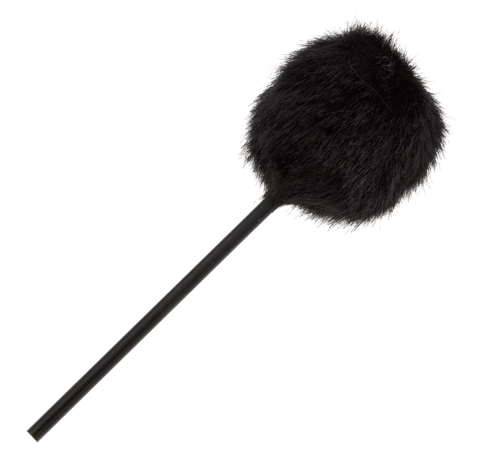 DANMAR 209BLK - BD KICK BEATER - BLACK FURRY - BLACK SHAFT