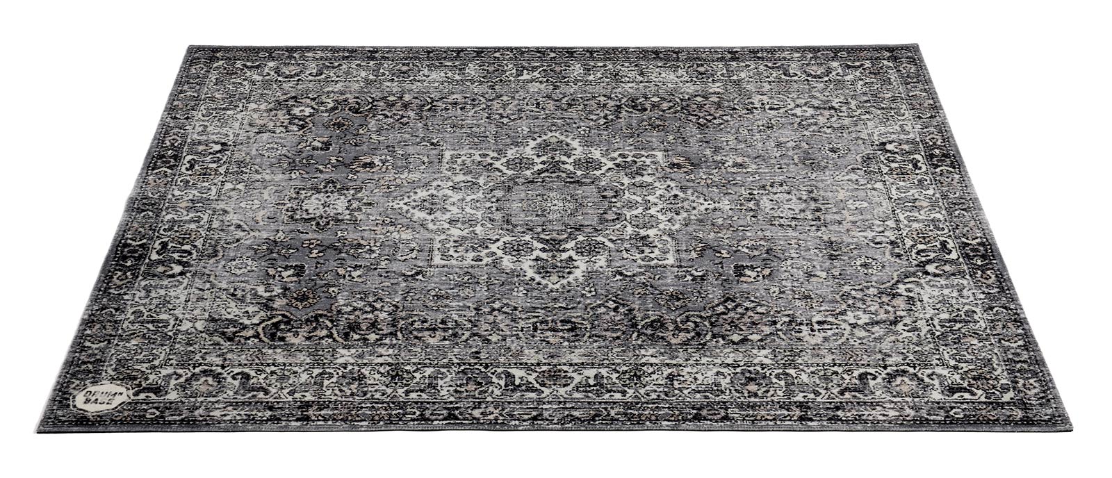 DRUM N BASE VP185-GRY - VINTAGE PERSIAN STAGE / DRUM MAT 1.85 X 1.60M ANTI-SLIP - GREY