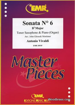 MARC REIFT VIVALDI ANTONIO - SONATA N°6 Bb MAJOR SAXOPHONE TENOR & PIANO