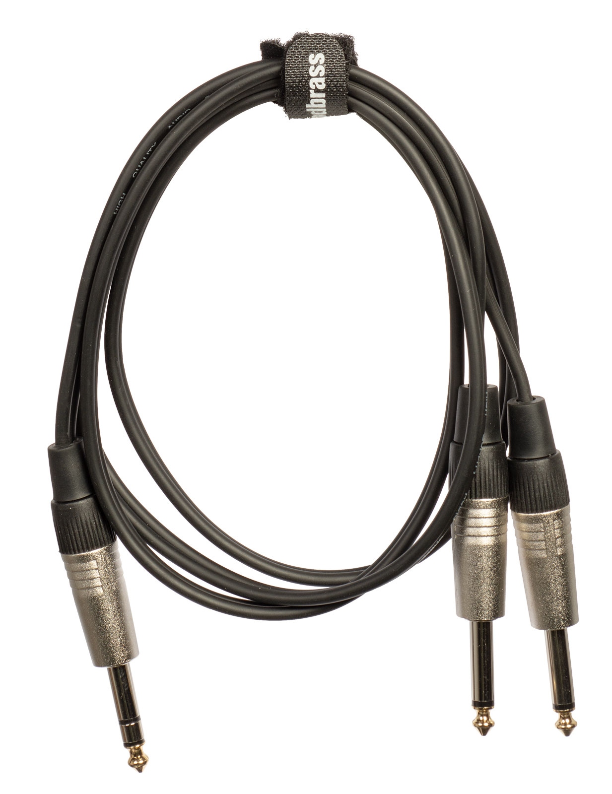 WOODBRASS AC30 - Jack maschio stereo / 2 Jack maschio - 1,5 m