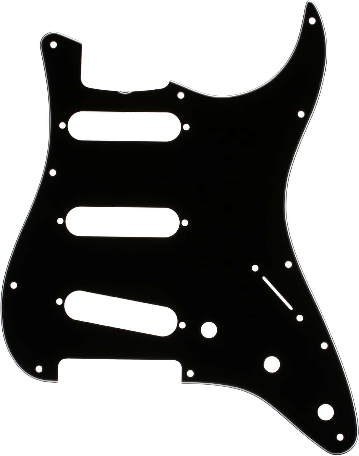 FENDER PICKGUARD 60S STRAT SSS BLACK