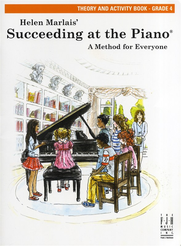 MUSIC SALES MARLAIS HELEN SUCCEEDING AT THE PIANO THEORY AND ACTIVITY GR 4 - PIANO SOLO