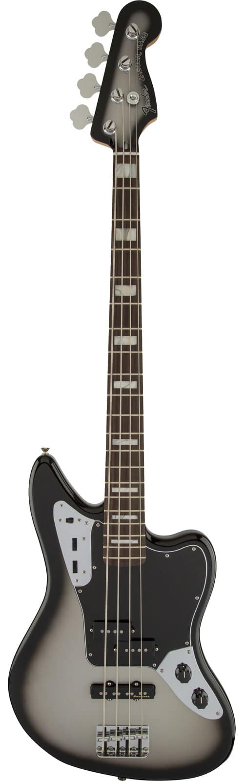 FENDER TROY SANDERS JAGUAR BASS RW, SILVERBURST