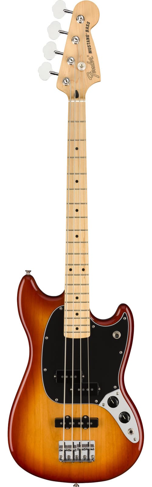 FENDER MEXICAN PLAYER MUSTANG BASS PJ MN, SIENNA SUNBURST