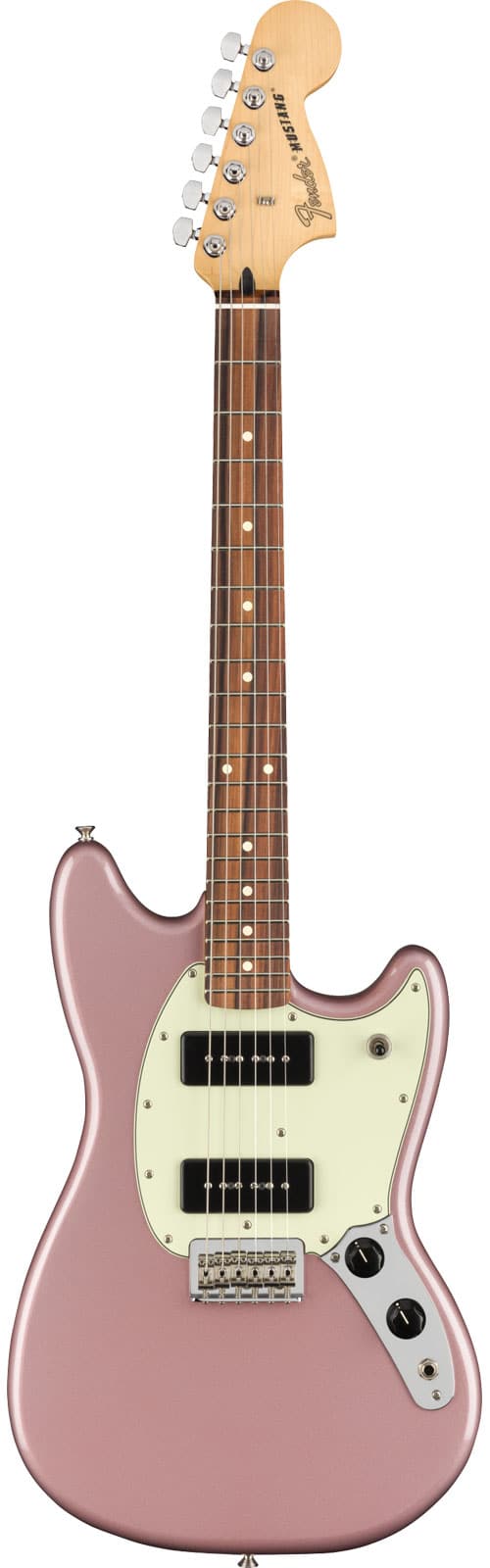 FENDER MEXICAN PLAYER MUSTANG 90 PF, BURGUNDY MIST METALLIC