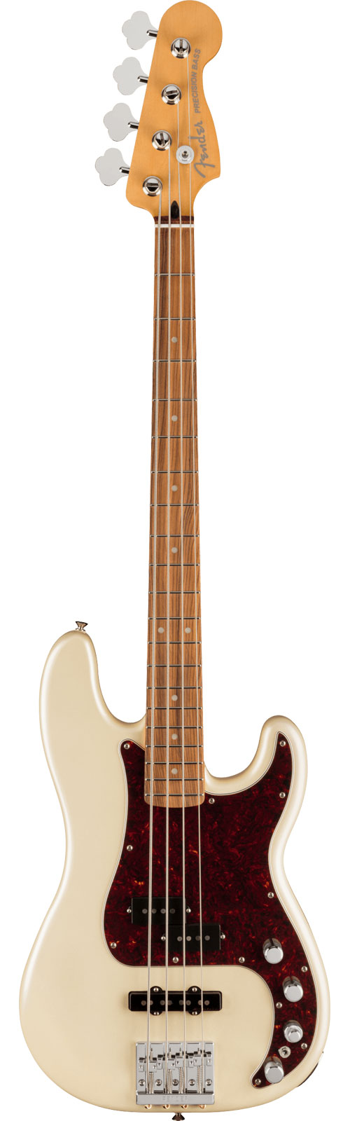 FENDER MEXICAN PLAYER PLUS PRECISION BASS PF, OLYMPIC PEARL