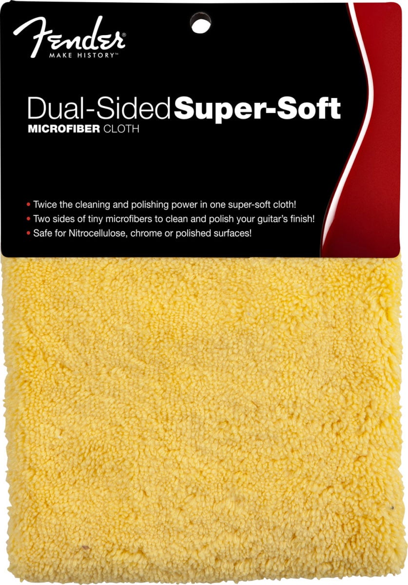 FENDER SUPER-SOFT, DUAL-SIDED MICROFIBER CLOTH