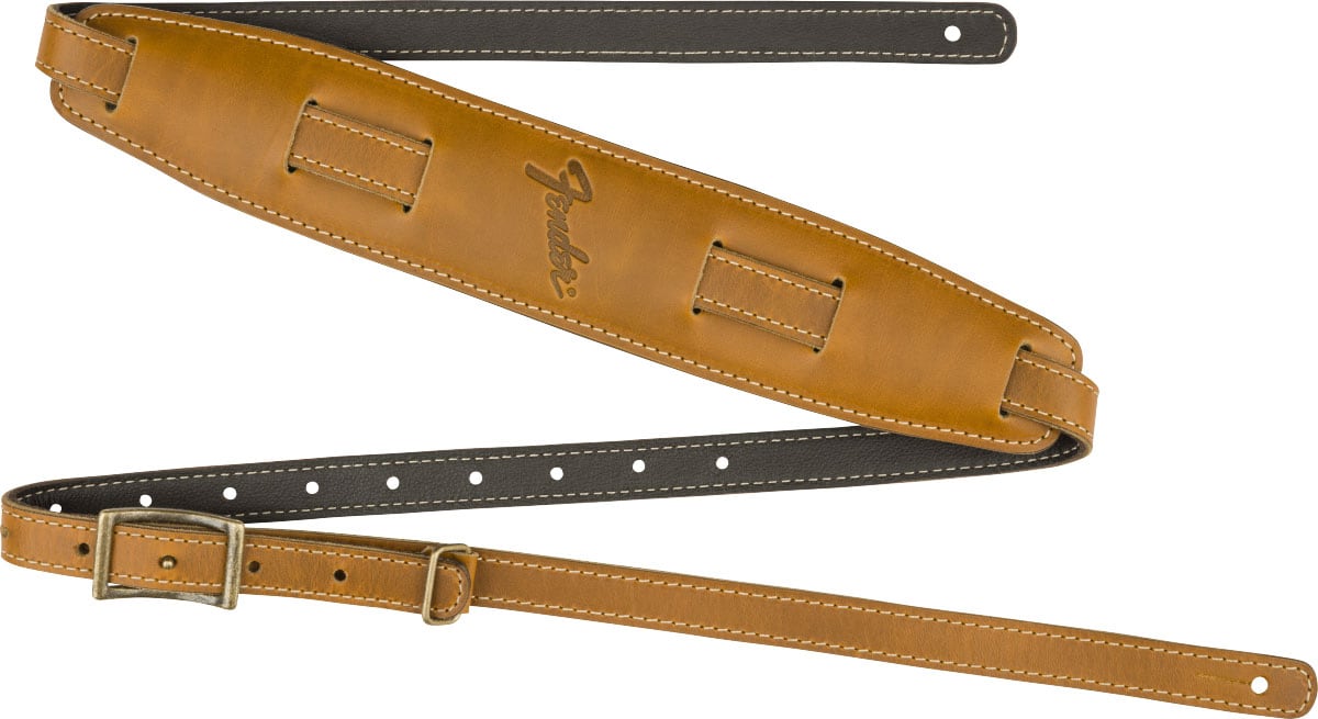 FENDER VINTAGE SADDLE STRAP, LONG, BUTTERSCOTCH