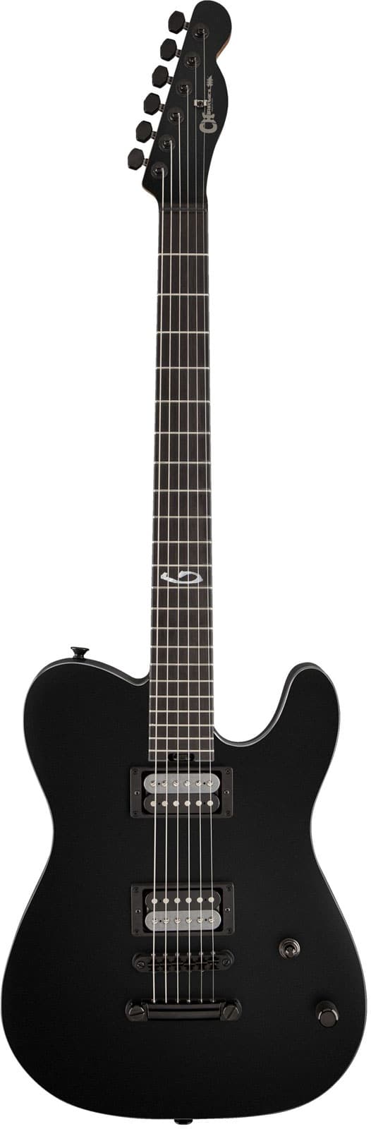 CHARVEL JOE DUPLANTIER USA SIGNATURE SAN DIMAS STYLE 2 EBO, SATIN BLACK