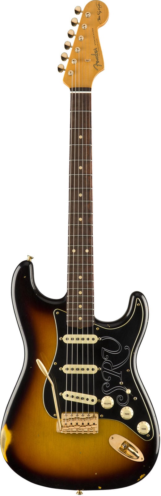 FENDER CUSTOM SHOP ARTIST 2023 STEVIE RAY VAUGHAN SIGNATURE STRATOCASTER RELIC 3-COLOR SUNBURST