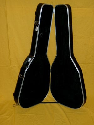 GATOR BLACK ABS HOLLOW BODY GUITAR CASE