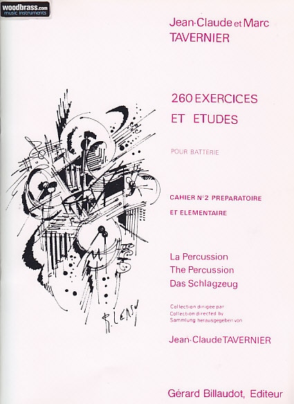 BILLAUDOT TAVERNIER JEAN-CLAUDE - 260 EXERCICES ET ETUDES POUR BATTERIE VOL.2