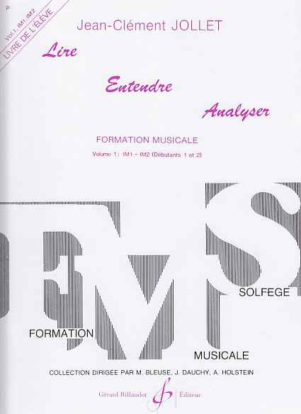 BILLAUDOT JOLLET JEAN-CLEMENT - LIRE ENTENDRE ANALYSER VOL.1 (ELEVE)