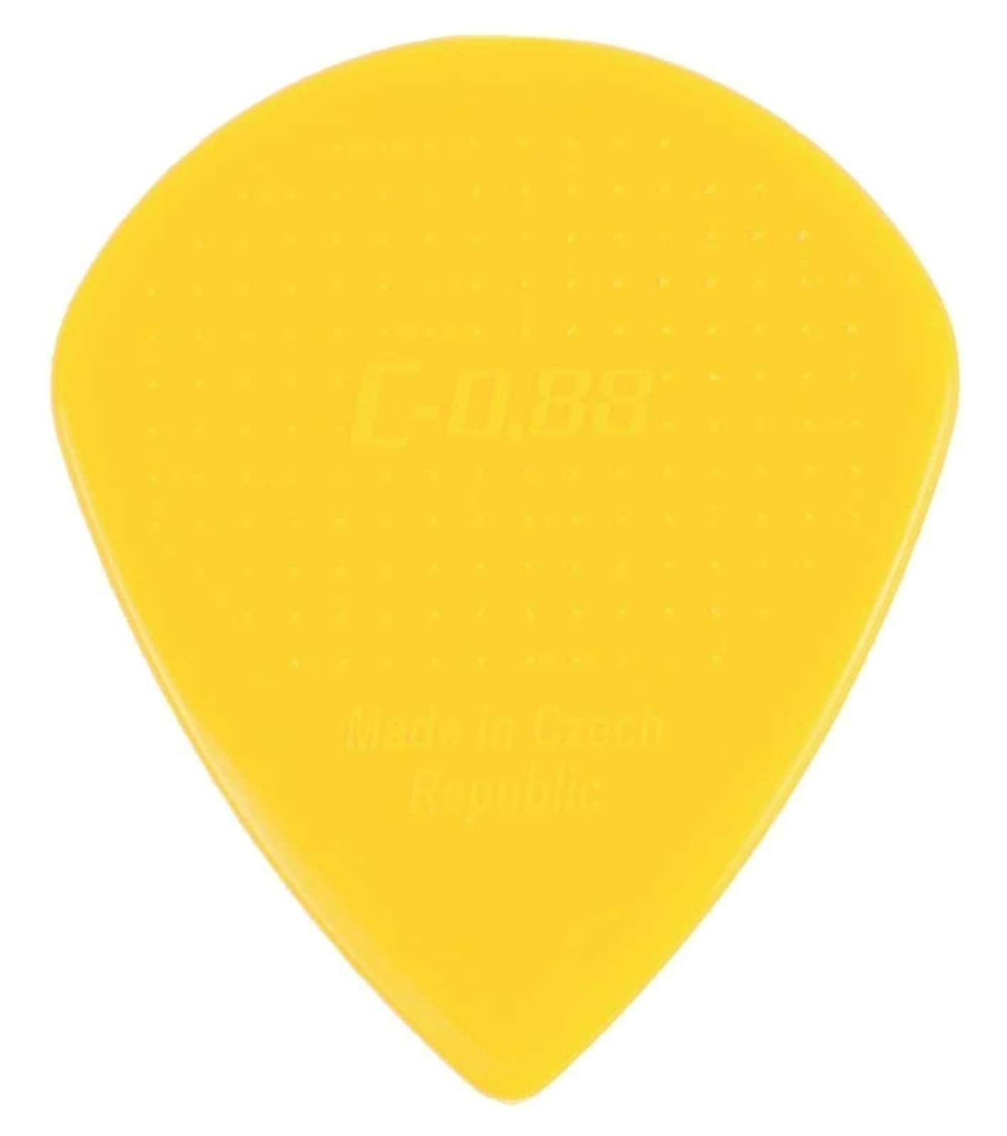 D-GRIP PLETTRO PLETTRI IN NYLON JANICEK 0,88 GIALLO