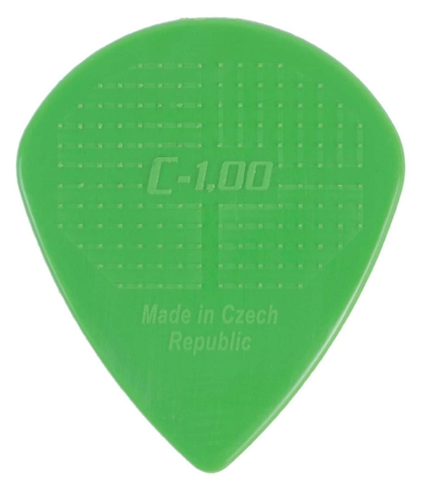 D-GRIP PLETTRO PLETTRI IN NYLON JANICEK 1,00 VERDE