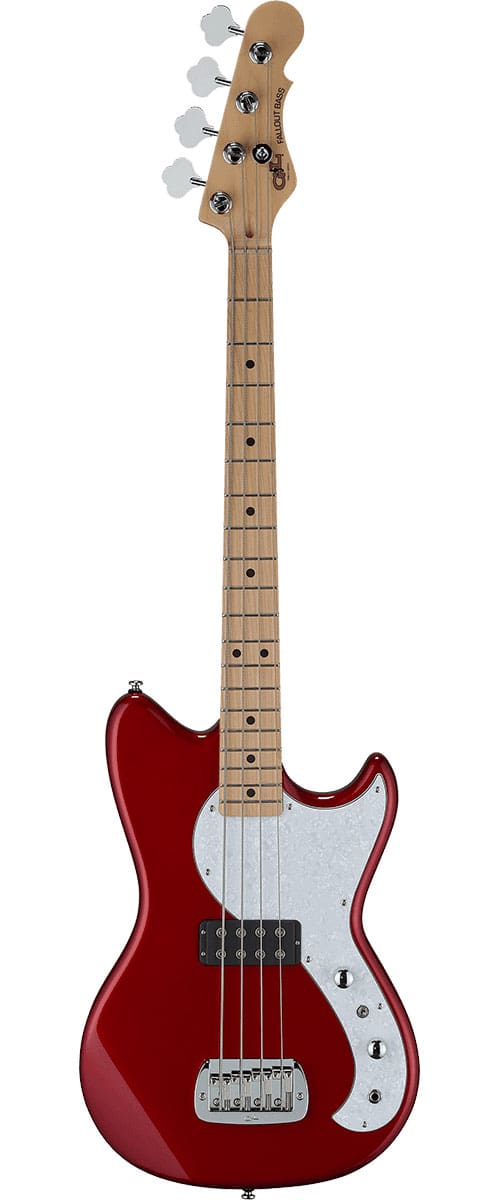 G&L TRIBUTE FALLOUT BASS CANDY APPLE RED