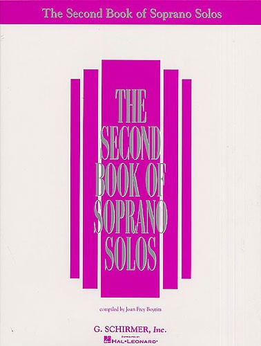 SCHIRMER THE SECOND BOOK OF SOPRANO SOLOS - SOPRANO