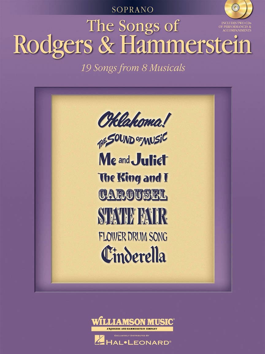 MUSIC SALES SONGS RODGERS HAMMERSTEIN + 2AUDIO TRACKS - SOPRANO