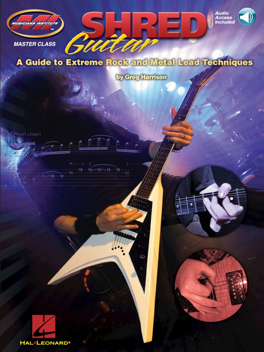 HAL LEONARD MUSICIANS INSTITUTE SHRED GUIDE EXTREME ROCK METAL LEAD TAB + AUDIO TRACKS - GUITAR