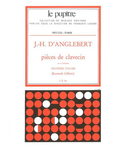 HEUGEL D'ANGLEBERT J. H. - PIECES DE CLAVECIN VOL. 2 