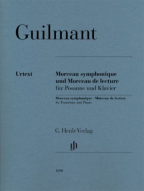 HENLE VERLAG GUILMANT ALEXANDRE - MORCEAU SYMPHONIQUE & MORCEAU DE LECTURE - TROMBONE & PIANO